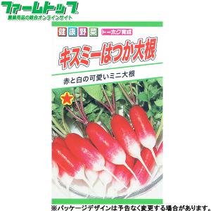 トーホク　野菜の種/種子　だいこん　大根　キスミーはつか大根　内容量8ml　種（追跡可能メール便発送　全国一律370円）01859