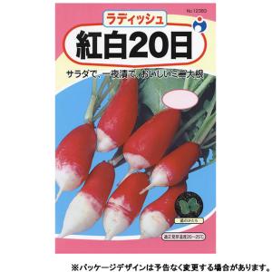ウタネ　野菜の種/種子　ラディッシュ　大根　紅白20日　内容量5ml　種　（追跡可能メール便発送　全国一律370円）12383　　　