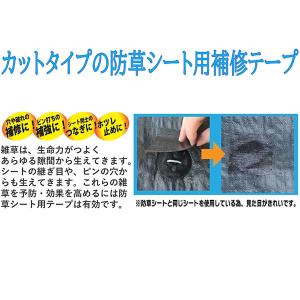 シンセイ 防草シート用補修テープ カットタイプ...の詳細画像1