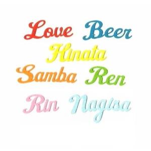 カット 中 フェルトの筆記体オーダーアイロンワッペン 文字アルファベット Oda ファーニー ヤフー店 通販 Yahoo ショッピング