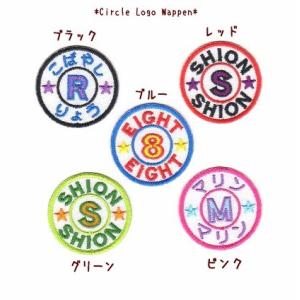 大】【カット】ひらがなのお名前フェルトワッペン【オーダー】文字