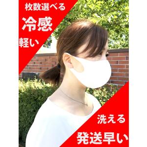 冷感夏マスク 洗えるマスク 保湿 軽い 大人用 1枚 ピンク　ホワイト　ブルー　ブラック   mask005