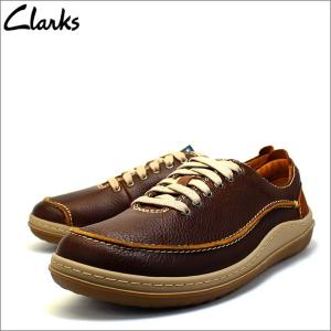 クラークス Clarks 靴 スニーカー ウォーキングシューズ レザー 本革 タン ゲイトミックス メンズ ブランド cl26109931