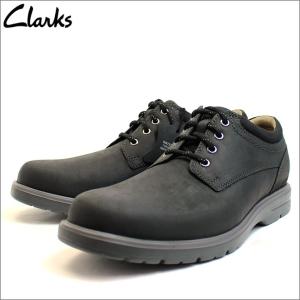 クラークス 紳士靴 高級 ブランド ビジネスシューズ カジュアル 本革 メンズ スニーカー コスパ プレーントゥ Clarks 靴 革靴 レザー ブラック 26129344｜fashion-labo