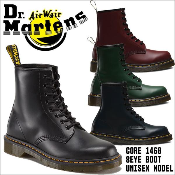 ドクターマーチン Dr.Martens ブーツ メンズ 革靴 本革 ブラック チェリー グリーン ネ...