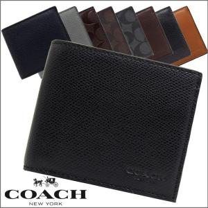 コーチ COACH 財布 メンズ 二つ折り財布 レザー アウトレット ブランド メンズ
