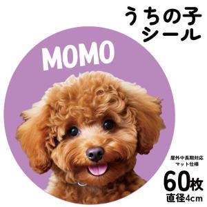 オリジナルステッカー 90枚 名入れ うちの子 シール ステッカー