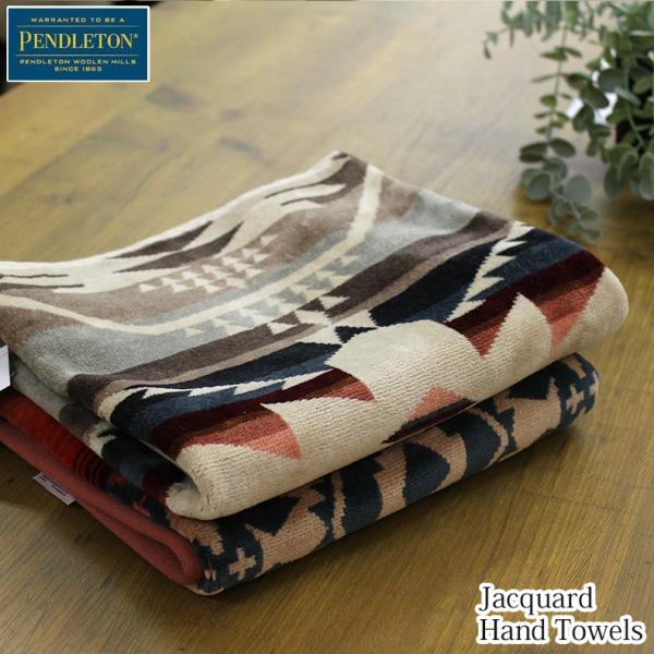 ペンドルトン PENDLETON アイコニックジャガードハンドタオル ハンド タオル アウトドア キ...