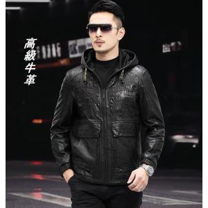 AVIREX メンズ シングルライダース レザージャケット 本革