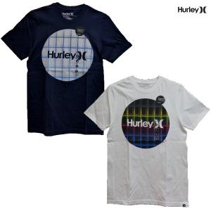 hur-ts001　HURLEY  PREMIUM FIT CIRCLE半袖Tシャツ　ホワイト/ネイビー｜fashiondeep