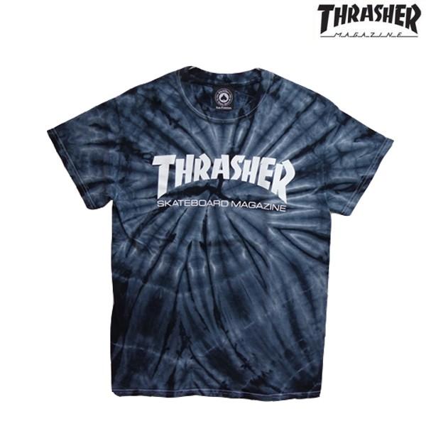 th-ts001 THRASHER　WASH  TEE   半袖Tシャツ　ブラックネイビー