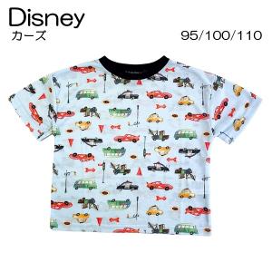 ディズニー カーズ 転写総柄半袖Tシャツ ワイドシルエット キャラクター 子供 キッズ 男の子 男児 95 100 110 夏【3点までメール便可】｜fashionichiba-sanki