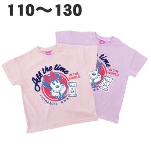 ディズニー ミニーマウス 半袖 Tシャツ 子供 こども キッズ 女の子 女児 110 120 130 春 夏 キャラクター グッズ【3点までメール便可】｜fashionichiba-sanki