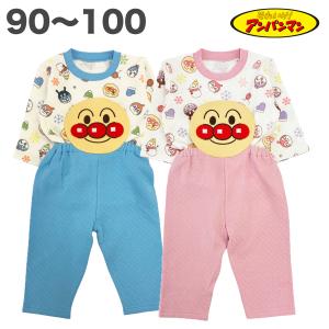 腹当て付き パジャマ アンパンマン 綿100% ...の商品画像