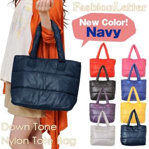 トートバッグ ダウン風ナイロンバッグ トートカバン tote bags 2017夏