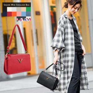 スクエア ショルダーバッグ レディース 斜めがけ かわいい ...