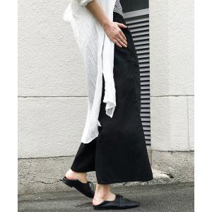 ワイドパンツ レディース ガウチョパンツ ワイ...の詳細画像5