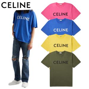 【4colors】CELINE HOMME Logo-Print Cotton-Jersey T-shirt 2021SS セリーヌ メンズ  ロゴプリント コットンジャージー Tシャツ 2021年春夏 :celine-item-0010:fashionplate Yahoo!ショップ -  通販 -