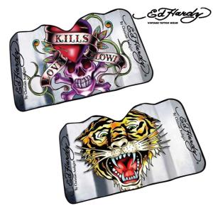 Ed Hardy エドハーディー 車用アルミニウムサンシェード Love Kills Slowly Tiger Edhardy Item 0124 Fashionplate Yahoo ショップ 通販 Yahoo ショッピング