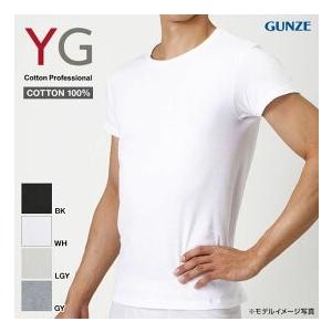 半袖シャツ　肌着　メンズ　GUNZE　ワイジー　YG　グンゼ　クルーネックTシャツ　丸首シャツ　2枚...