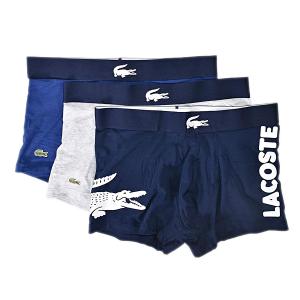 ラコステ LACOSTE メンズ マルチデザイントランクス ボクサー ショーツ3枚セット 2024春夏新作 通常販売価格:6600円｜fashionspace-yokoya