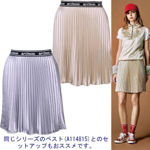 アルチビオ archivio レディース プリーツスカート ゴルフウェア (アウトレット50%OFF)半額 通常販売価格:36300円  :A116814:ファッションスペースYOKOYA - 通販 - Yahoo!ショッピング