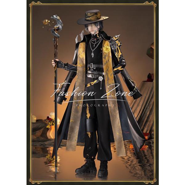 IdentityV 第五人格 風 隠者 アルヴァ・ロレンツ 薄い金 コスプレ衣装 ウィッグ 靴 co...