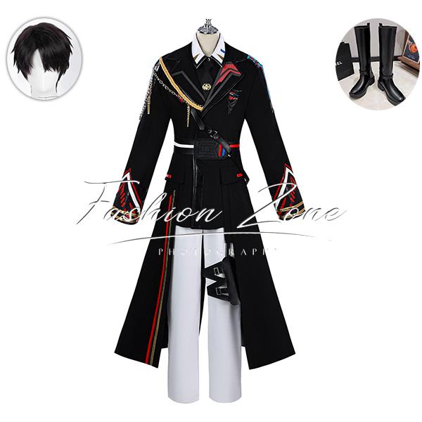 送料無料◆恋と深空 風 マヒル Caleb 遠空執艦官  コスプレ衣装 ウィッグ 靴 cosplay...