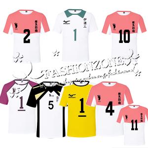 ハイキュー Haikyuu 和久谷南高校 Tシャツ 子供 大人用 夏服 半袖 普段着 スポーツ 男女兼用日常服 Dxk Fashion Zone 通販 Yahoo ショッピング