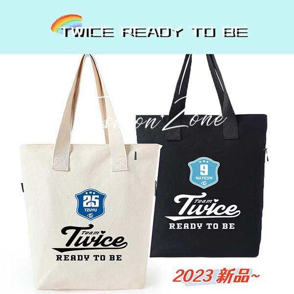 送料無料◆2023新品 TWICE 韓流グッズ READY TO BE 周辺 トートバッグ ショルダ...