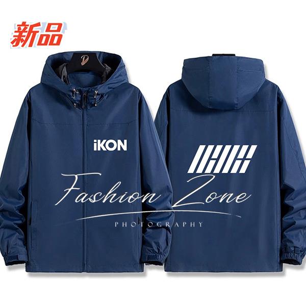 2023新品 iKON Kim Jin Hwan/Bobby  韓流グッズ  マウンテンパーカー  ...