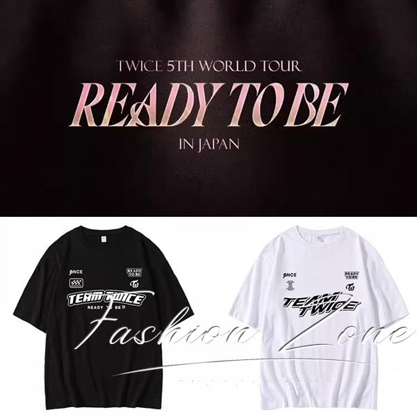 送料無料◆2023新品 TWICE 2023 ライブ READY TO BE 韓流グッズ  半袖 T...