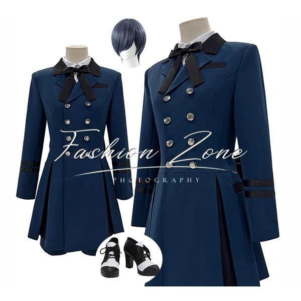 黒執事  風 シエルファントムハイヴ  日常服 コスプレ衣装 ウィッグ 靴  cosplay ハロウ...