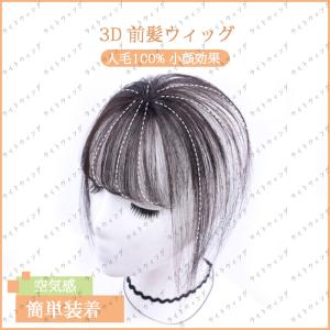 3D構造部分ウィッグ ヘアピース 医療用 女性 人毛100% 部分 ウイッグ かつら 付け毛 総手植えシルク絹スキン 脱毛隠し 軽薄 白髪隠れ 増毛 分け目 前髪ウィッグ