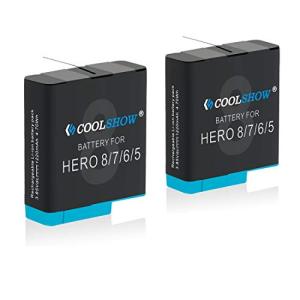 COOLSHOW GoPro Hero 8 バッテリー ゴープロGoPro HERO Black