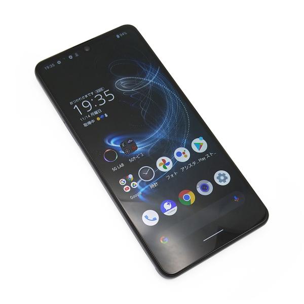 中古 AQUOS zero5G basic A002SH SoftBank ブルー 画面サイズ:約 ...