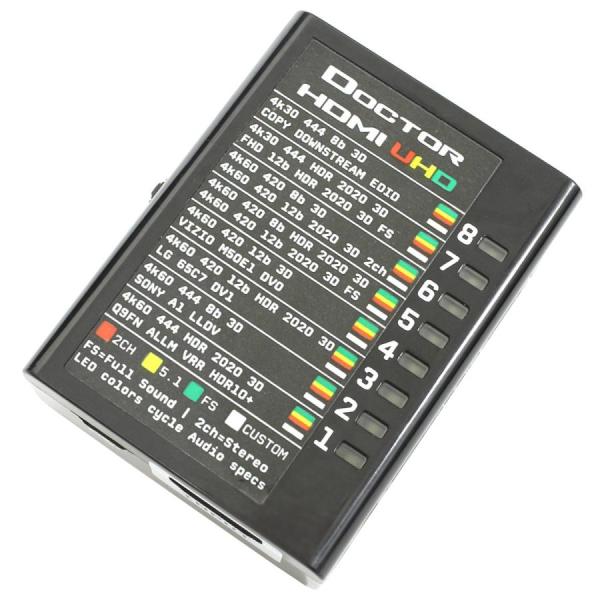 Dr.HDMI 4K (EDID信号保持機、EDIDエミュレーター 40個のEDIDモードを選択可能...