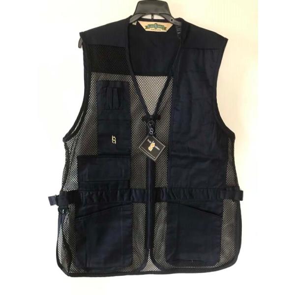 ボブアレン射撃ベスト 左用 メッシュ・シューティングベスト 紺 米国サイズS・Ｍ・Ｌ メーカー正規品