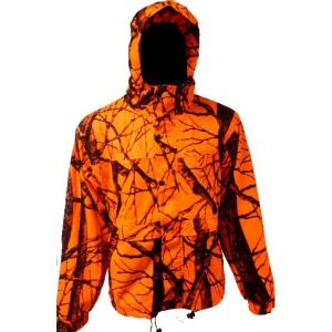 オレンジカモ　ハンティング　ジャケット　防水