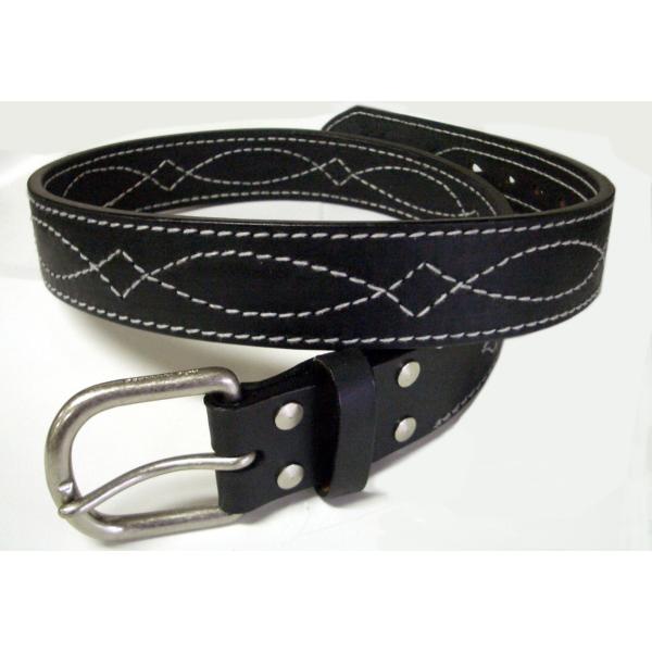 ブラックサファリ　ステッチベルト