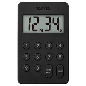 タニタ キッチン タイマー マグネット付き デジタルタイマー 100分計 ブラック TD-415 BK