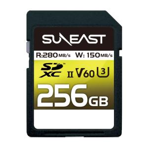 SUNEAST SDXCカード 256GB UHS-II V60 最大280MB/s U3 4K UHD ULTIMATE PRO プロフェッショナル メモリーカード SE-SDU2256GB280｜fastonline
