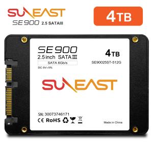 SUNEAST 4TB 内蔵SSD 2.5インチ 7mm SATA3 6Gb/s 3D NAND PS4動作確認済 内蔵型 ssd 4tb 国内3年保証 SE90025ST-04TB（YF）｜fastonline