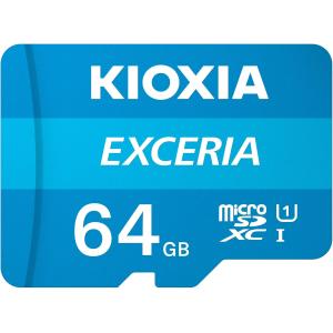 キオクシア KIOXIA 日本製 microSDカード 64GB マイクロSDカード EXCERIA UHSI Class10 フルHD 旧東芝メモリ Switch SDカード 当店1年保証 並行輸入品 KLMEA064G｜SSD ストレージ専門店SUNEASTストア