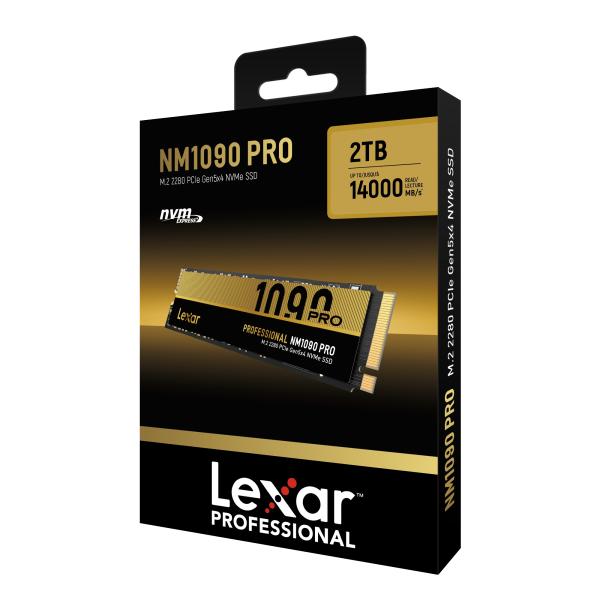 Lexar NM1090 PRO 2TB SSD PCIe 5.0 NVMe SSD M.2 228...