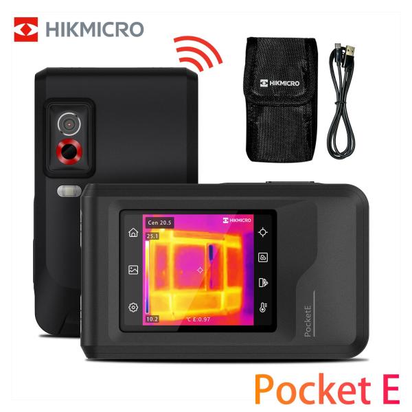 HIKMICRO PocketE ビデオ出力 LCD タッチスクリーン Wi- Fi機能 96 x ...