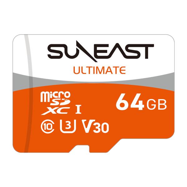 SUNEAST ULTIMATE microSDXC UHS-I カード 64GB Class10 ...