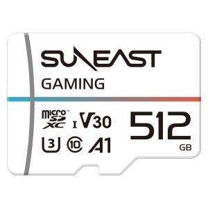 SUNEAST GAMING microSDXC UHS-I カード 512GB DDR200モード Class10 A1 Nintendo Switch対応 マイクロsdカード 国内正規品3年保証 SE-MSDU1512DGM｜fastonline