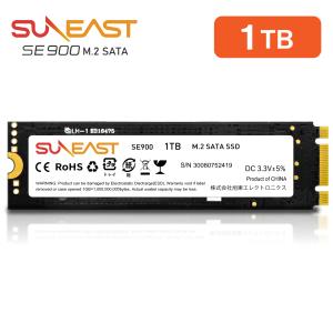 SUNEAST 内蔵SSD  SSD 1TB M.2 Type 2280 3D NANDフラッシュ搭載 SATA3 6Gb/s 3年保証 SE900M2SA-1TB