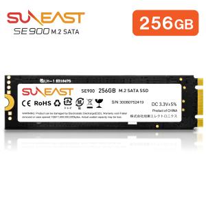 SUNEAST 内臓SSD  SSD 256GB M.2 Type 2280 3D NANDフラッシュ搭載 SATA3 6Gb/s 3年保証 SE900M2SA-256G